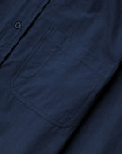 Made in Canada 100% Cotton Washed Poplin Dress Navy - Province of Canada
