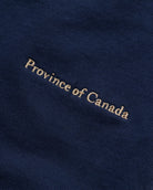 Made in Canada 100% Cotton Wide Leg French Terry Sweatpant Navy - Unisex - Province of Canada