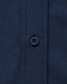 Made in Canada 100% Cotton Washed Poplin Dress Navy - Province of Canada