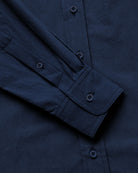 Made in Canada 100% Cotton Washed Poplin Dress Navy - Province of Canada