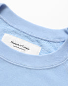 Made in Canada French Terry Sweatshirt Sky Blue 100% Cotton - Unisex - Province of Canada