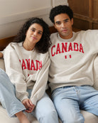 Canada Fleece Sweatshirt Eggshell - Made in Canada - Province of Canada