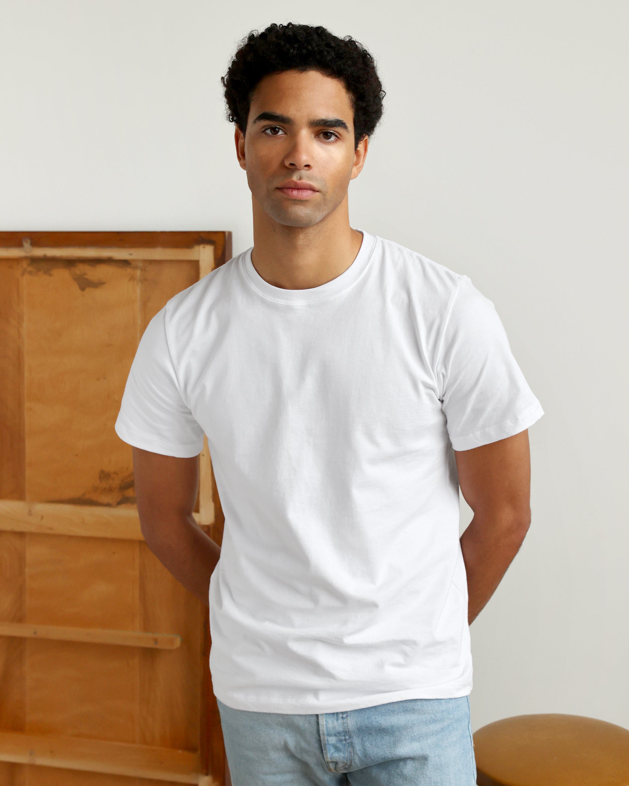 100% Organic Cotton Monday Tee White - Unisex - Made in Canada - Province of Canada
