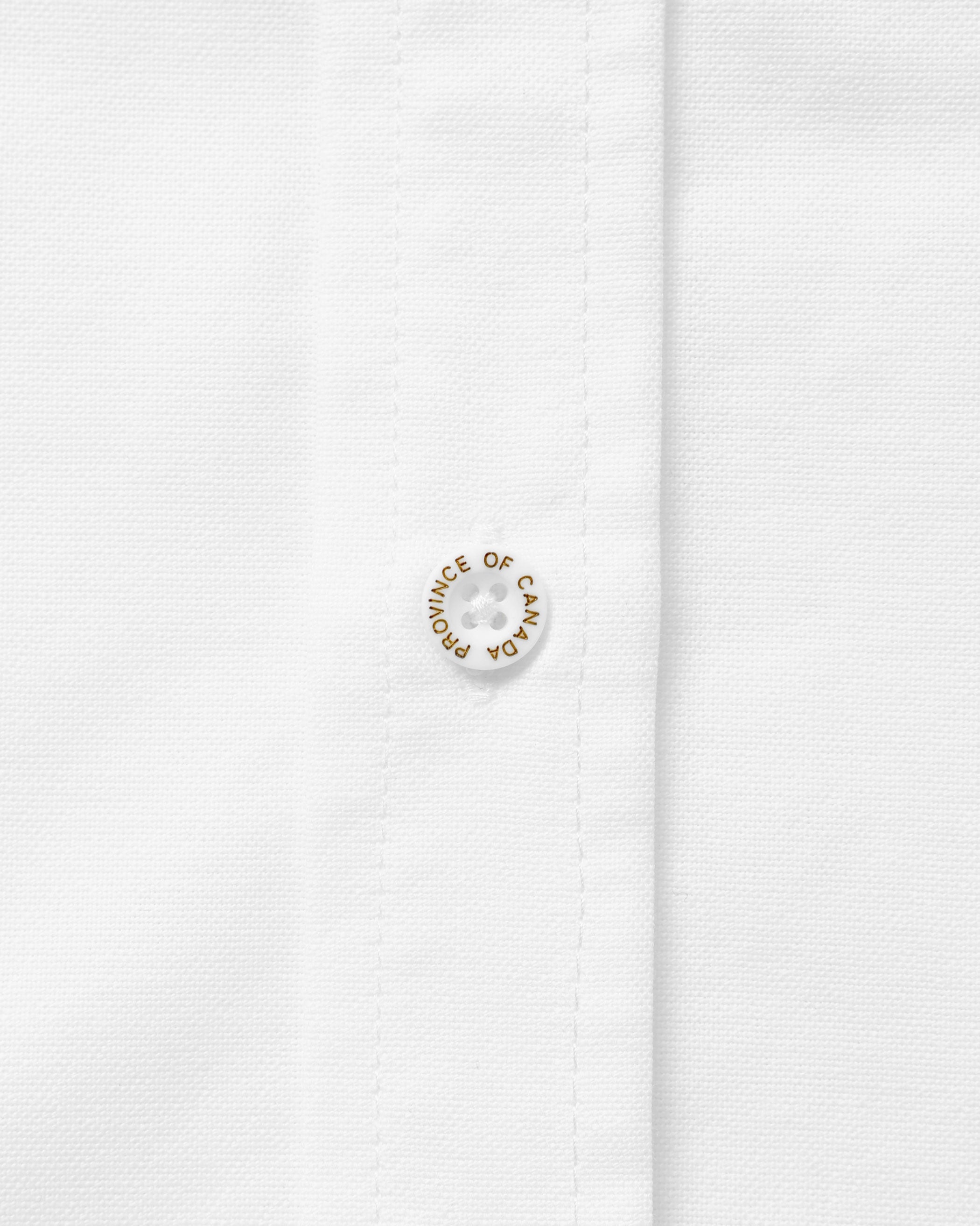 Made in Canada 100% Cotton Oxford Button Down Shirt White - Unisex - Province of Canada