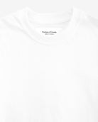 Monday Crop Top Tee White - Made in Canada - Province of Canada