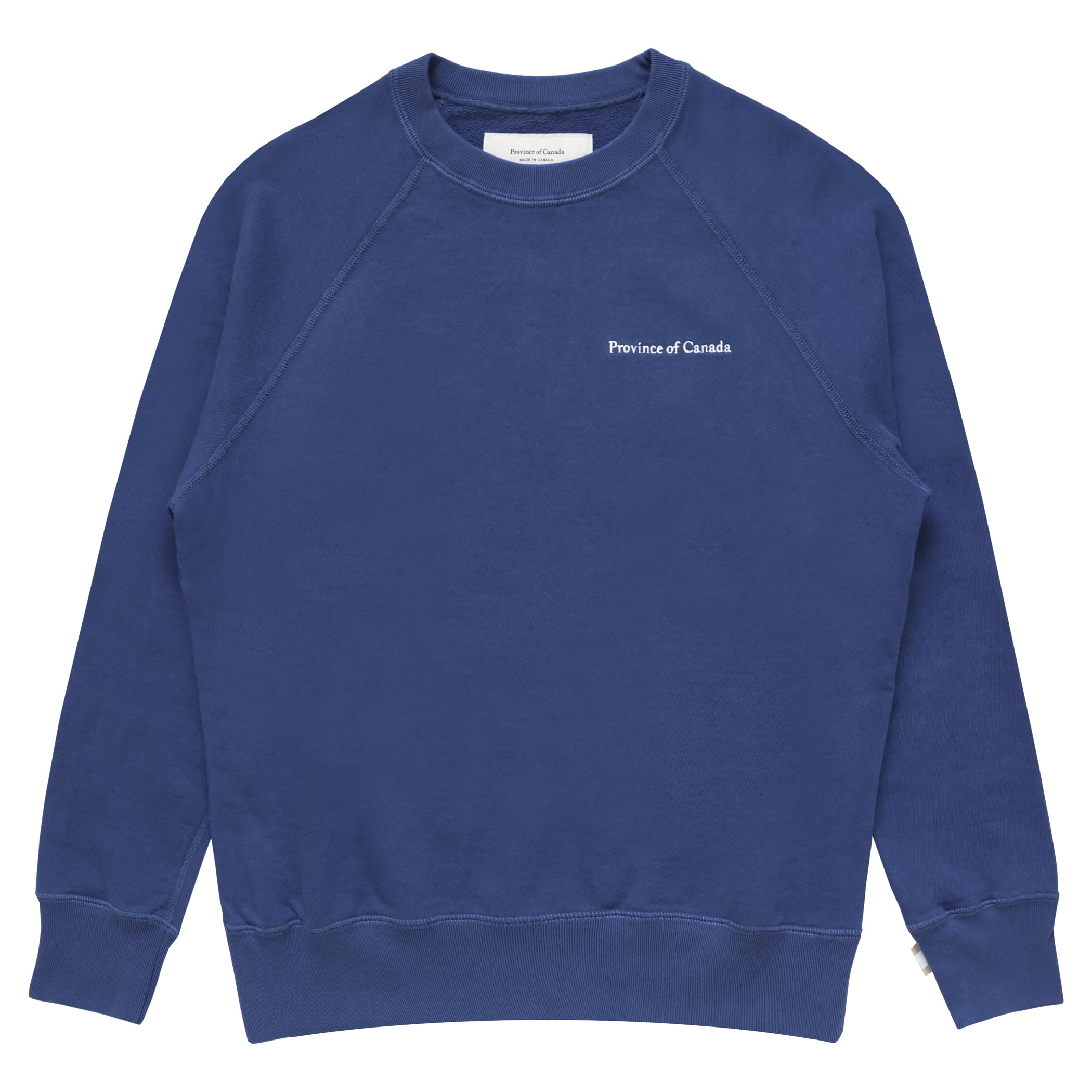 Made in Canada 100% Cotton French Terry Sweatshirt French Blue - Unisex - Province of Canada