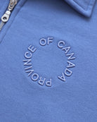 Made in Canada Half Zip Fleece Sweatshirt Periwinkle - Unisex - Province of Canada