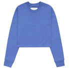 Made in Canada 100% Organic Cotton Monday Long Sleeve Crop Top Periwinkle - Unisex - Province of Canada 