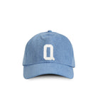 Made in Canada 100% Cotton Kids Letter Q Baseball Hat Light Blue Denim - Province of Canada