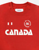 Made in Canada 100% Organic Cotton Canada Soccer Player Kit Tee Red - Unisex - Province of Canada