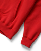 Made in Canada Flag Fleece Hoodie Red - Unisex - Province of Canada