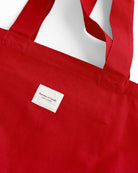 Made in Canada 100% Cotton Football Helvetica Tote Bag Red - Province of Canada