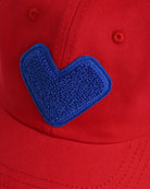 Made in Canada 100% Cotton Heart Baseball Hat Red - Province of Canada