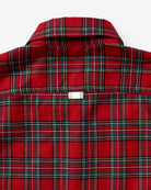Made in Canada 100% Cotton Red Plaid Flannel Shirt Red Green Yellow - Unisex - Province of Canada