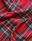 Made in Canada 100% Cotton Redwood Red Plaid Flannel Shirt Navy - Unisex - Province of Canada