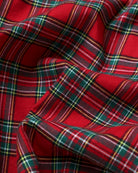 Made in Canada 100% Cotton Red Plaid Flannel Shirt Red Green Yellow - Unisex - Province of Canada