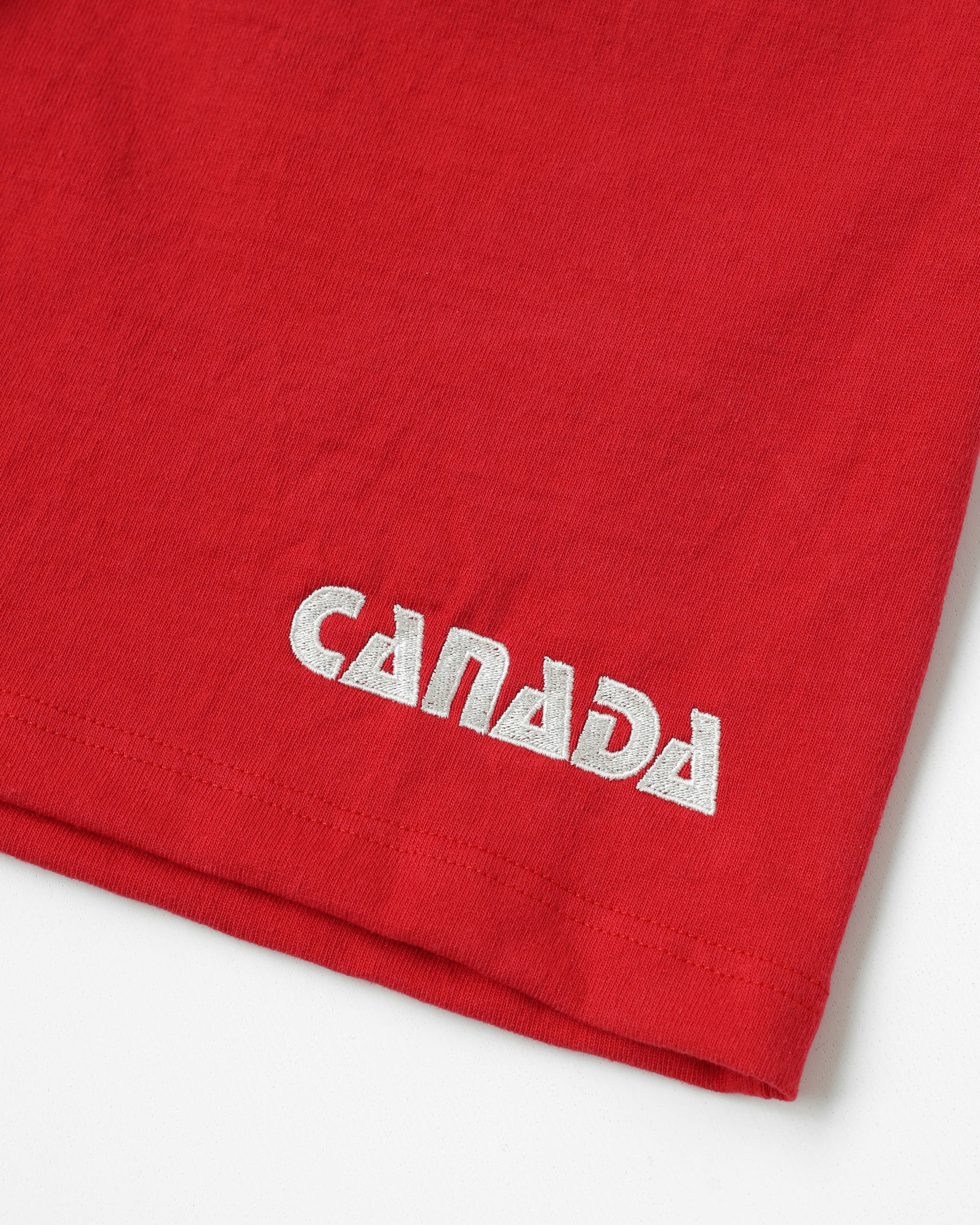 Made in Canada 100% Cotton Canada Shorts Red - Unisex - Province of Canada 
