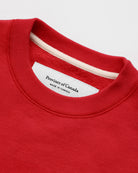 Made in Canada Flag Fleece Sweatshirt Red - Unisex - Province of Canada 