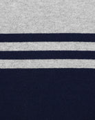 Made in Canada 100% Cotton Rosseau Cushion Cover Navy and Ash - Province of Canada