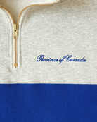 Made in Canada Club Fleece Half Zip Royal - Unisex - Province of Canada