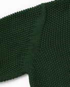 Made in Canada 100% Cotton Cotton Knit Seed Stitch Sweater Forest Green - Unisex - Province of Canada