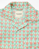 Made in Canada 100% Cotton Pyjama Short Sleeve Shirt Floral - Womens - Province of Canada 
