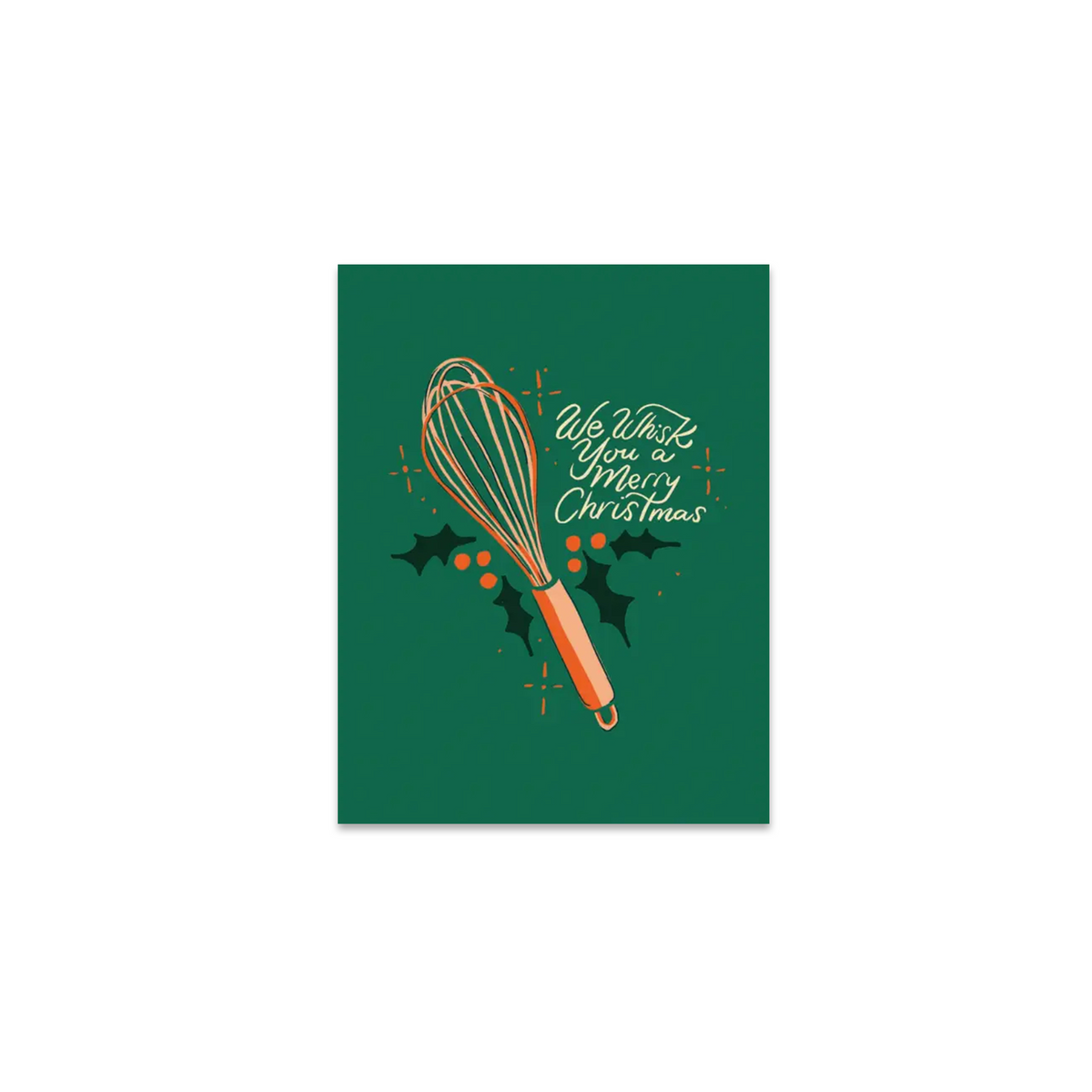 Whisk You a Merry Christmas Greeting Card - Made in Canada - Province of Canada