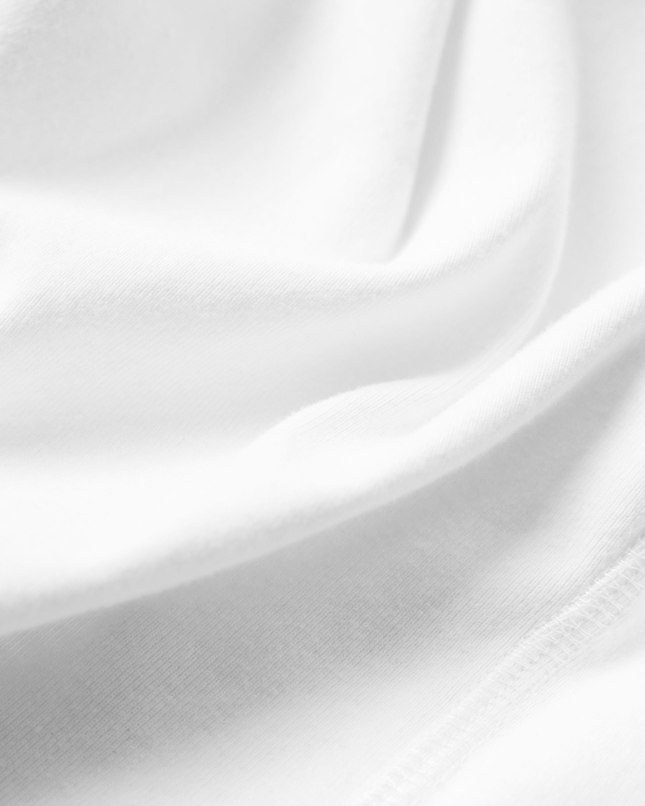 Made in Canada Fitted Rib Tee White  100% Organic Cotton - Province of Canada