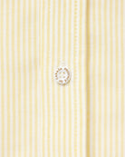Made in Canada 100% Cotton Oxford  Stripe Button Down Shirt Butter Yellow - Unisex - Province of Canada