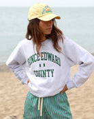 Made in Canada Prince Edward County Fleece Sweatshirt Cloud - Unisex - Province of Canada