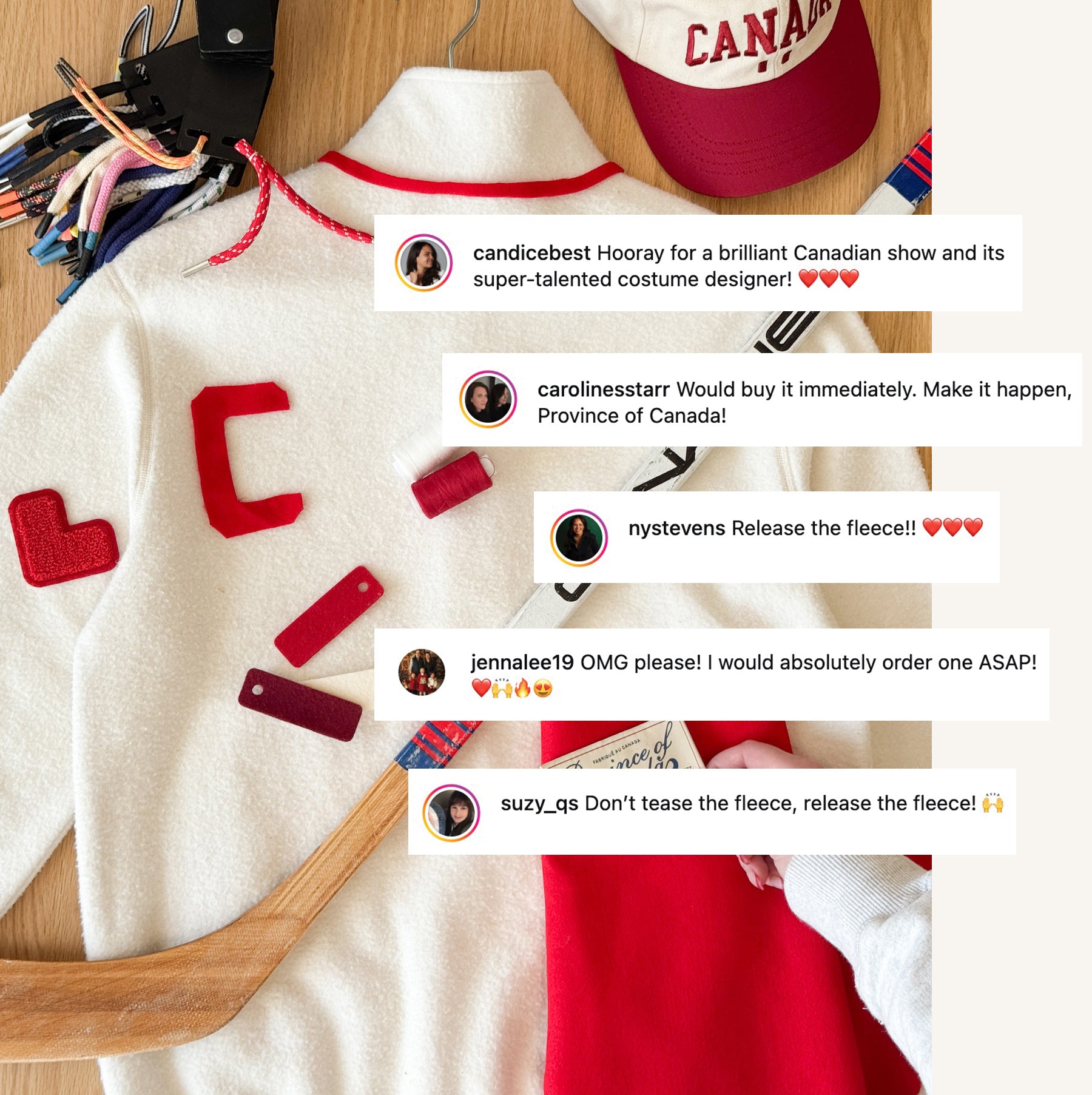 Province of Canada x Heated Rivalry - The Fleece - Made in Canada