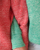 Made in Canada 100% Cotton Knit Sweater and Toque Heather Red - Unisex - Province of Canada