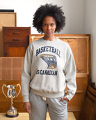 Made in Canada Basketball is Canadian Fleece Sweatshirt Eggshell - Unisex - Province of Canada