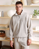 Made in Canada Half Zip Fleece Sweatshirt Beach - Unisex - Province of Canada