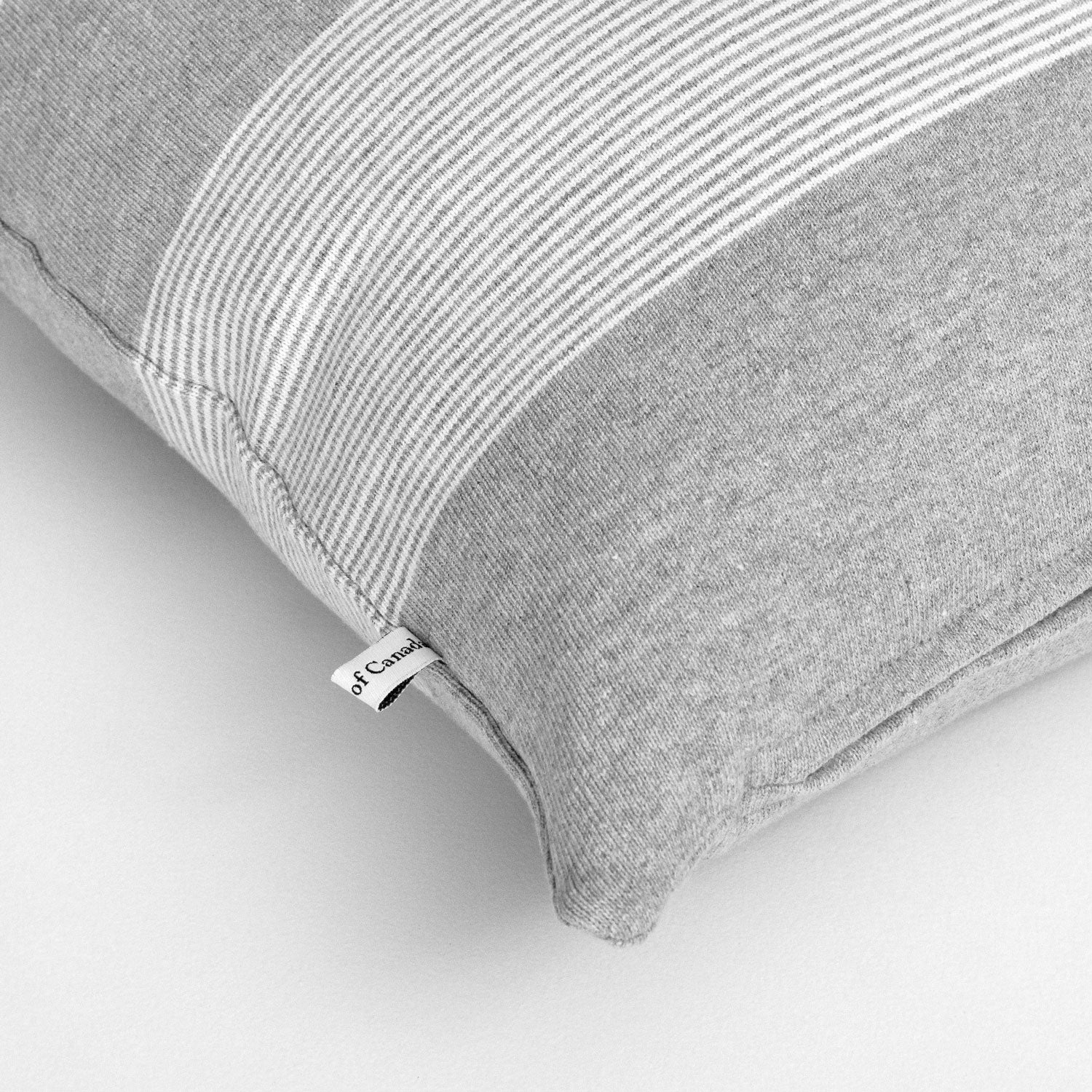 Made in Canada Brant Cushion Pillow Ash and White - Province of Canada Home Collection