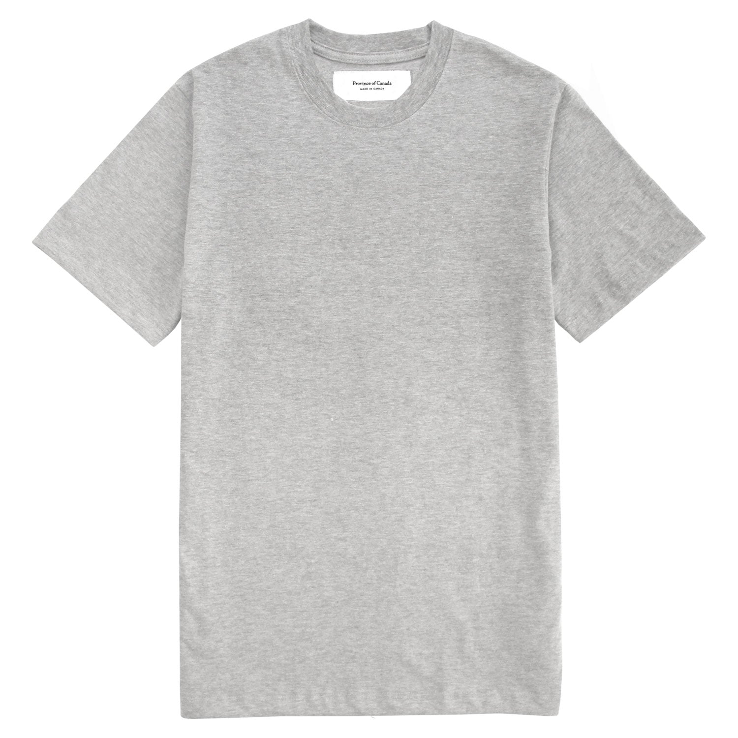 Monday Tee Heather Grey - Unisex - Made in Canada - Province of Canada