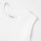 Made in Canada Organic Cotton Tuesday Tank Crop Top White Unisex - Province of Canada